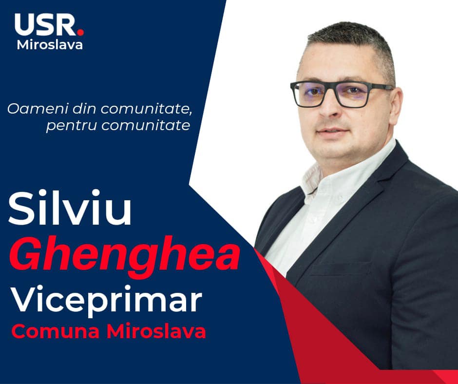 Silviu Ghenghea a fost ales viceprimarul comunei Miroslava  usrmiroslava.ro